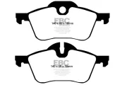 Bremsbelagsatz, Scheibenbremse Vorderachse EBC Brakes DP21388