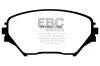 Bremsbelagsatz, Scheibenbremse Vorderachse EBC Brakes DP61402 Bild Bremsbelagsatz, Scheibenbremse Vorderachse EBC Brakes DP61402