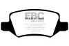 Bremsbelagsatz, Scheibenbremse Hinterachse EBC Brakes DP21438