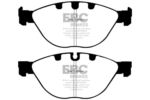 Bremsbelagsatz, Scheibenbremse Vorderachse EBC Brakes DP41482R