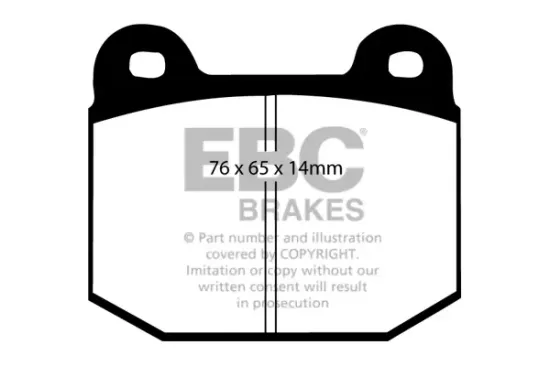 Bremsbelagsatz, Scheibenbremse Hinterachse EBC Brakes DP41537R Bild Bremsbelagsatz, Scheibenbremse Hinterachse EBC Brakes DP41537R
