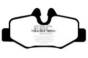 Bremsbelagsatz, Scheibenbremse Hinterachse EBC Brakes DP41554R