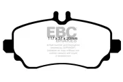 Bremsbelagsatz, Scheibenbremse Vorderachse EBC Brakes DP21555