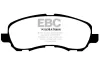 Bremsbelagsatz, Scheibenbremse Vorderachse EBC Brakes DP1614 Bild Bremsbelagsatz, Scheibenbremse Vorderachse EBC Brakes DP1614