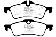Bremsbelagsatz, Scheibenbremse Hinterachse EBC Brakes DP21701
