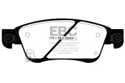 Bremsbelagsatz, Scheibenbremse Vorderachse EBC Brakes DP41807R