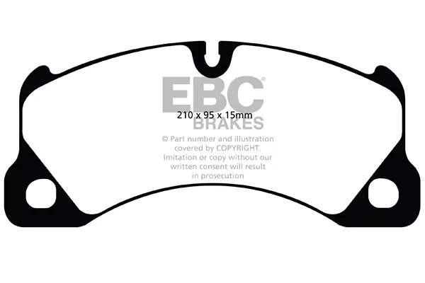 Bremsbelagsatz, Scheibenbremse Vorderachse EBC Brakes DP51835NDX