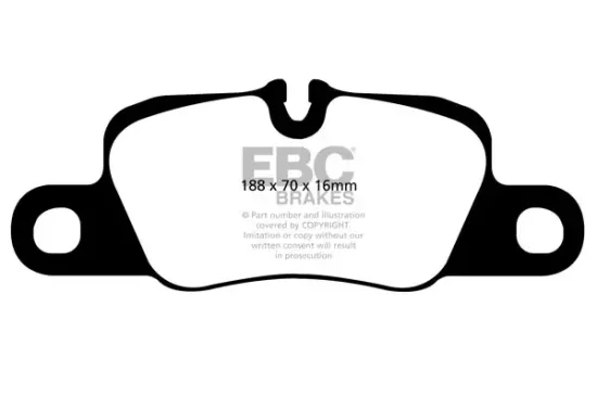 Bremsbelagsatz, Scheibenbremse Hinterachse EBC Brakes DP41858R Bild Bremsbelagsatz, Scheibenbremse Hinterachse EBC Brakes DP41858R