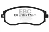 Bremsbelagsatz, Scheibenbremse Vorderachse EBC Brakes DP41884R Bild Bremsbelagsatz, Scheibenbremse Vorderachse EBC Brakes DP41884R