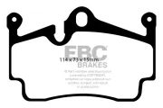 Bremsbelagsatz, Scheibenbremse Hinterachse EBC Brakes DP31920C