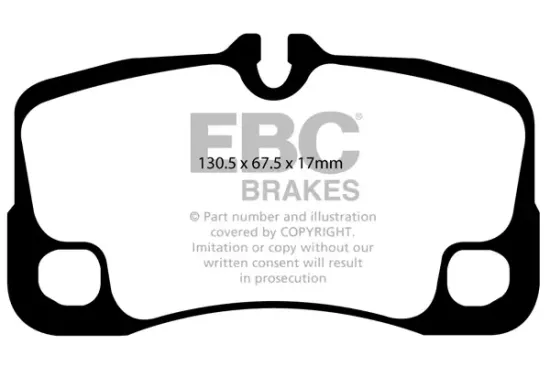 Bremsbelagsatz, Scheibenbremse Hinterachse EBC Brakes DP31930C Bild Bremsbelagsatz, Scheibenbremse Hinterachse EBC Brakes DP31930C