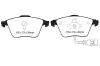Bremsbelagsatz, Scheibenbremse Vorderachse EBC Brakes DP41946R