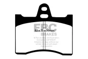 Bremsbelagsatz, Scheibenbremse Hinterachse EBC Brakes DP227