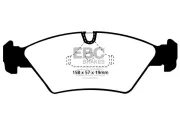 Bremsbelagsatz, Scheibenbremse Vorderachse EBC Brakes DP3414C