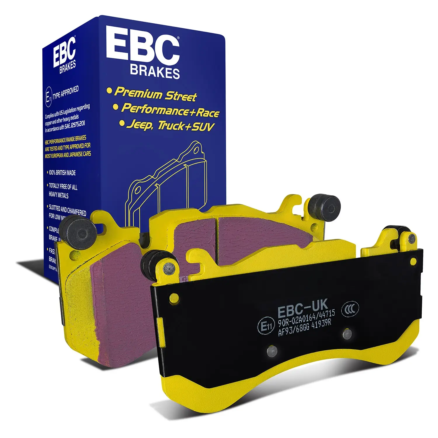 Bremsbelagsatz, Scheibenbremse Vorderachse EBC Brakes DP41939R