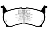 Bremsbelagsatz, Scheibenbremse Vorderachse EBC Brakes DP490 Bild Bremsbelagsatz, Scheibenbremse Vorderachse EBC Brakes DP490