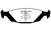 Bremsbelagsatz, Scheibenbremse Hinterachse EBC Brakes DP4635R