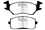 Bremsbelagsatz, Scheibenbremse Vorderachse EBC Brakes DP638