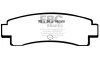 Bremsbelagsatz, Scheibenbremse Hinterachse EBC Brakes DP682 Bild Bremsbelagsatz, Scheibenbremse Hinterachse EBC Brakes DP682
