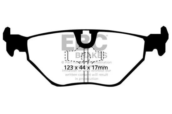 Bremsbelagsatz, Scheibenbremse Hinterachse EBC Brakes DP690 Bild Bremsbelagsatz, Scheibenbremse Hinterachse EBC Brakes DP690