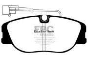 Bremsbelagsatz, Scheibenbremse Vorderachse EBC Brakes DP733