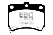 Bremsbelagsatz, Scheibenbremse Vorderachse EBC Brakes DP737