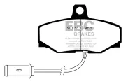 Bremsbelagsatz, Scheibenbremse Hinterachse EBC Brakes DP757