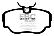 Bremsbelagsatz, Scheibenbremse Vorderachse EBC Brakes DP5779NDX