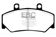 Bremsbelagsatz, Scheibenbremse Vorderachse EBC Brakes DP4800R