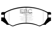 Bremsbelagsatz, Scheibenbremse Vorderachse EBC Brakes DP5839NDX