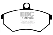 Bremsbelagsatz, Scheibenbremse Vorderachse EBC Brakes DP841