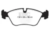 Bremsbelagsatz, Scheibenbremse Vorderachse EBC Brakes DP4880R Bild Bremsbelagsatz, Scheibenbremse Vorderachse EBC Brakes DP4880R