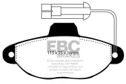 Bremsbelagsatz, Scheibenbremse Vorderachse EBC Brakes DP2945