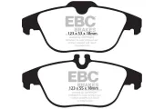 Bremsbelagsatz, Scheibenbremse Hinterachse EBC Brakes DP32012C