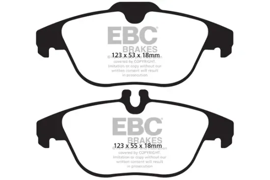 Bremsbelagsatz, Scheibenbremse Hinterachse EBC Brakes DP32012C Bild Bremsbelagsatz, Scheibenbremse Hinterachse EBC Brakes DP32012C