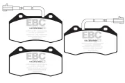 Bremsbelagsatz, Scheibenbremse Vorderachse EBC Brakes DP42021/2R