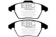 Bremsbelagsatz, Scheibenbremse Vorderachse EBC Brakes DP22052