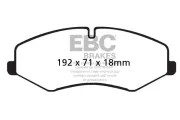 Bremsbelagsatz, Scheibenbremse Vorderachse EBC Brakes DP62060