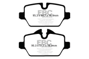 Bremsbelagsatz, Scheibenbremse Hinterachse EBC Brakes DP42102R