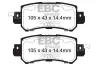 Bremsbelagsatz, Scheibenbremse Hinterachse EBC Brakes DP22135 Bild Bremsbelagsatz, Scheibenbremse Hinterachse EBC Brakes DP22135