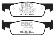 Bremsbelagsatz, Scheibenbremse Vorderachse EBC Brakes DPX2146