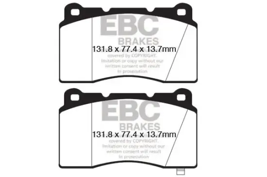 Bremsbelagsatz, Scheibenbremse Vorderachse EBC Brakes DP32147C Bild Bremsbelagsatz, Scheibenbremse Vorderachse EBC Brakes DP32147C