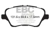 Bremsbelagsatz, Scheibenbremse Vorderachse EBC Brakes DP52149NDX Bild Bremsbelagsatz, Scheibenbremse Vorderachse EBC Brakes DP52149NDX