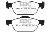Bremsbelagsatz, Scheibenbremse Vorderachse EBC Brakes DP22154