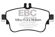 Bremsbelagsatz, Scheibenbremse Vorderachse EBC Brakes DP42164R