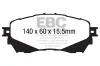 Bremsbelagsatz, Scheibenbremse Vorderachse EBC Brakes DP42170R Bild Bremsbelagsatz, Scheibenbremse Vorderachse EBC Brakes DP42170R
