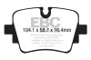 Bremsbelagsatz, Scheibenbremse Hinterachse EBC Brakes DP42190R Bild Bremsbelagsatz, Scheibenbremse Hinterachse EBC Brakes DP42190R