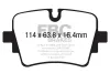 Bremsbelagsatz, Scheibenbremse Hinterachse EBC Brakes DP42192R Bild Bremsbelagsatz, Scheibenbremse Hinterachse EBC Brakes DP42192R