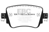 Bremsbelagsatz, Scheibenbremse Hinterachse EBC Brakes DPX2201 Bild Bremsbelagsatz, Scheibenbremse Hinterachse EBC Brakes DPX2201