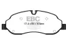 Bremsbelagsatz, Scheibenbremse Vorderachse EBC Brakes DPX2221 Bild Bremsbelagsatz, Scheibenbremse Vorderachse EBC Brakes DPX2221